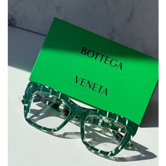 Bottega Veneta Accessories - NEW Bottega Veneta BV1215S Braided Green Cat Eye Frames